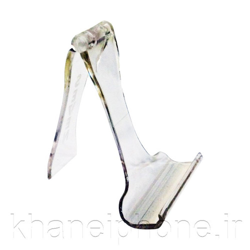 هولدر نگهدارنده تاشوی شفاف ویترین گوشی موبایل