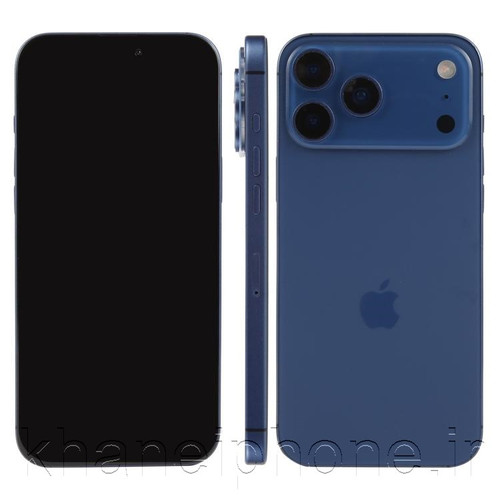 ماکت آیفون 17 پرو مکس با طراحی جدید، بدنه آلومینیومی و شیشهای، ماژول دوربین مستطیلی بزرگ و رنگهای جذاب